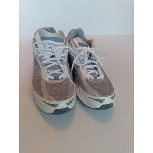 Athletic Running Shoes‎ Mesh Breathable Training Sneakers Grey & White